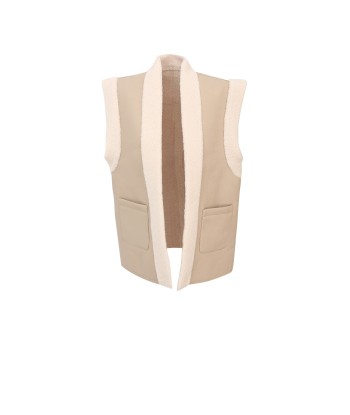 Gilet CAJA Beige Les magasins à Paris