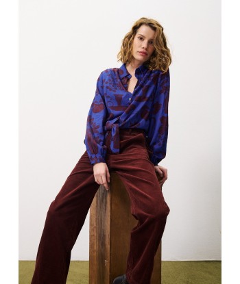 Pantalon ELYSA Bordeaux 50-70% off 