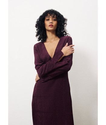 Robe LISNA Bordeaux pas cher 