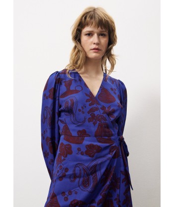 Robe BAKHTA Flora blue la livraison gratuite