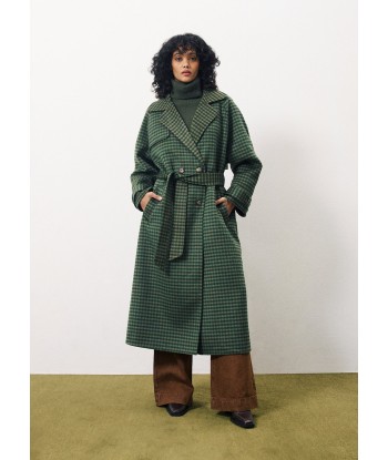 Manteau ADELPHIA Vert foret rembourrage situé sous