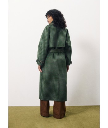 Manteau ADELPHIA Vert foret rembourrage situé sous