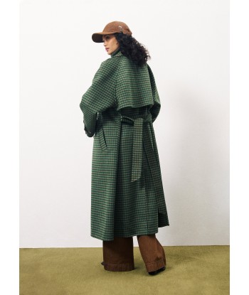 Manteau ADELPHIA Vert foret rembourrage situé sous