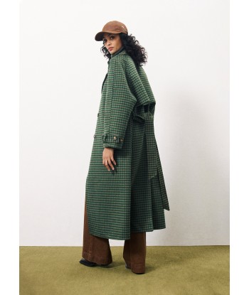 Manteau ADELPHIA Vert foret rembourrage situé sous