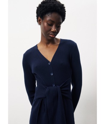 Robe MARGAUX Bleu marine s'inspire de l'anatomie humaine