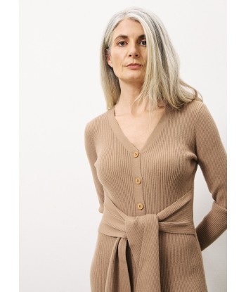 Robe MARGAUX Camel livraison et retour toujours gratuits