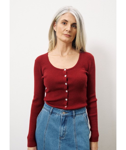 Pull AINOA Bordeaux Par le système avancé 