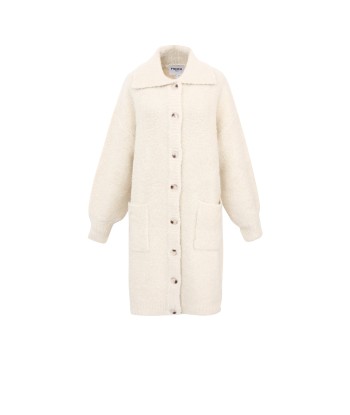 Gilet long SCHANA Creme pas cher 