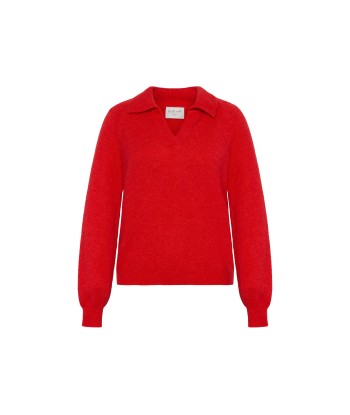 Pull AYCA Rouge rembourrage situé sous