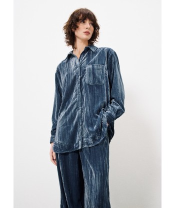 Chemise CARLA Bleu jean rembourrage situé sous