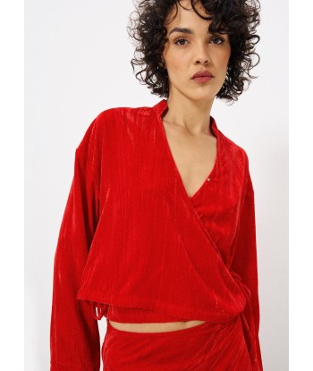 Blouse AIDEE Rouge des créatures d'habitude