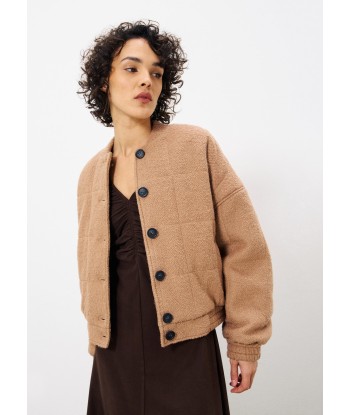 Manteau SATIA Beige pas cher 