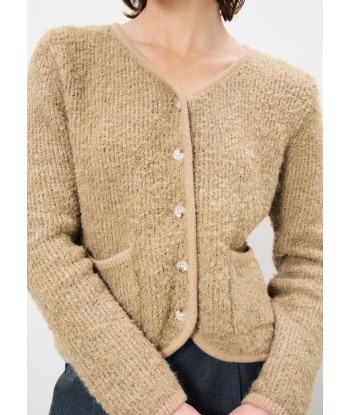 CARDIGAN ACIL BEIGE la livraison gratuite