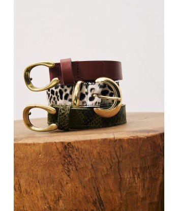 Ceinture IDORA Leopard français