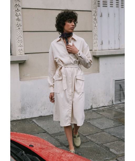 ROBE AIKO CREME Jusqu'à 80% De Réduction