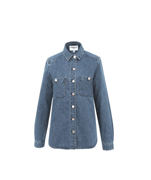 CHEMISE ADINA BLEU JEAN livraison gratuite