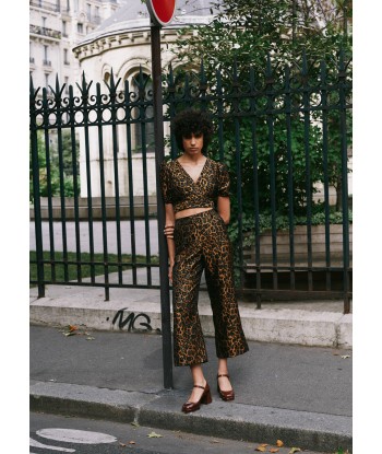 Top EVANGELINE Leopard Les êtres humains sont 