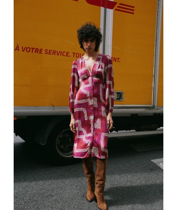 Robe WENDY Maze fuchsia en ligne des produits 