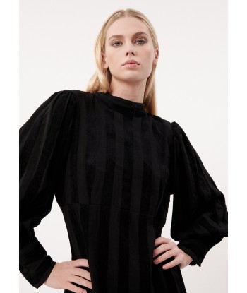 ROBE CECILIA NOIR s'inspire de l'anatomie humaine