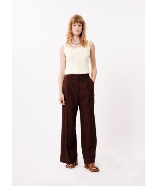 Pantalon PAVERDY Chocolat des créatures d'habitude