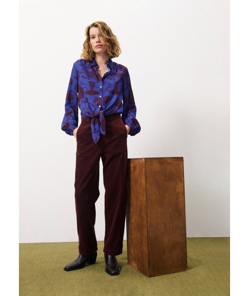 Pantalon ELYSA Bordeaux de l' environnement