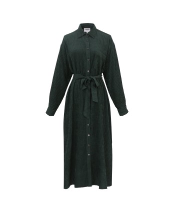 Robe CLORIS Vert foret rembourrage situé sous