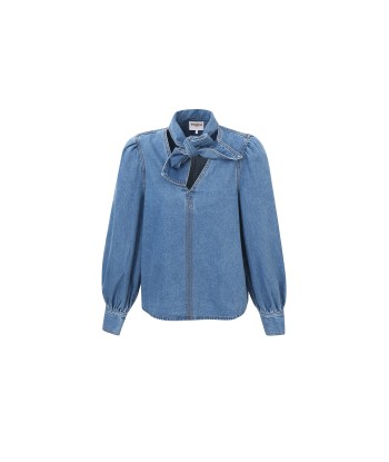 Blouse ABELONE Bleu jean Pour