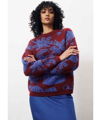 Pull EGENIE Flora blue livraison gratuite