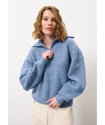 Pull ELORA Bleu jean livraison gratuite