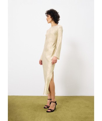 Robe PAMELIA Champagne basket pas cher