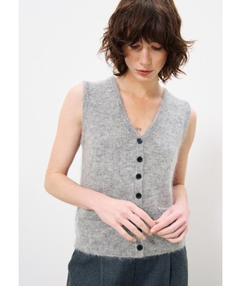 Cardigan MELIZA Gris le concept de la Pate a emporter 