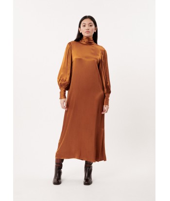 ROBE NOOR OCRE pas chere