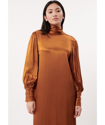 ROBE NOOR OCRE pas chere