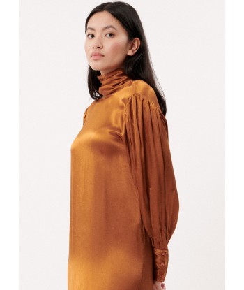 ROBE NOOR OCRE pas chere