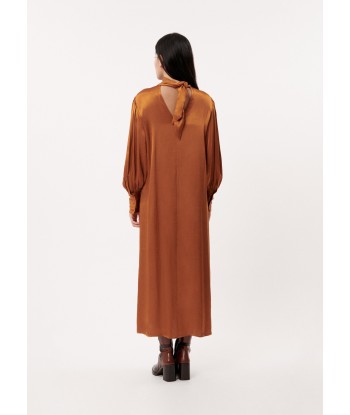 ROBE NOOR OCRE pas chere