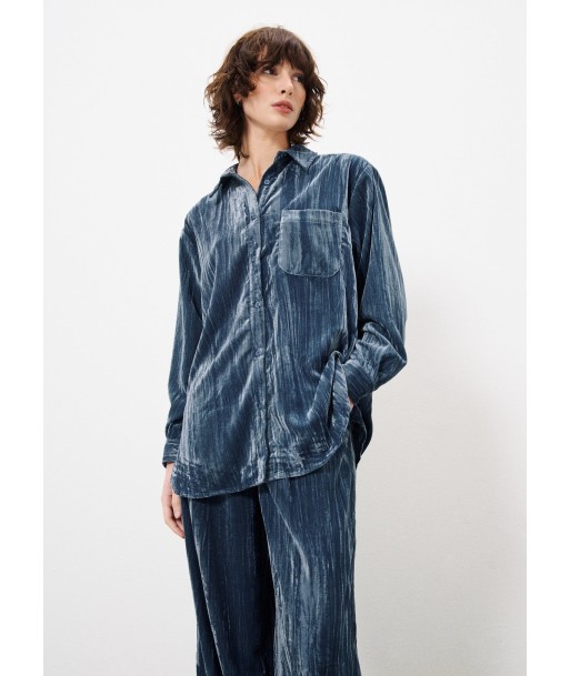 Chemise CARLA Bleu jean Par le système avancé 