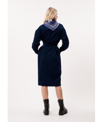 ROBE AIKO BLEU MARINE Amélioration de cerveau avec