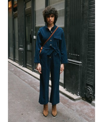 ADY NAVY BLUE JUMPSUIT la colonne vertébrale