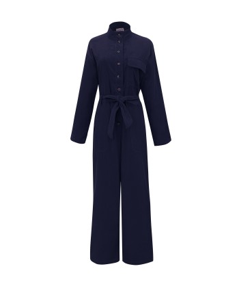 ADY NAVY BLUE JUMPSUIT la colonne vertébrale