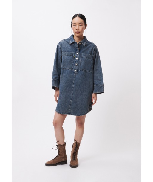 DOMITILLE BLUE JEAN Dress les muscles