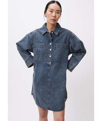 DOMITILLE BLUE JEAN Dress les muscles