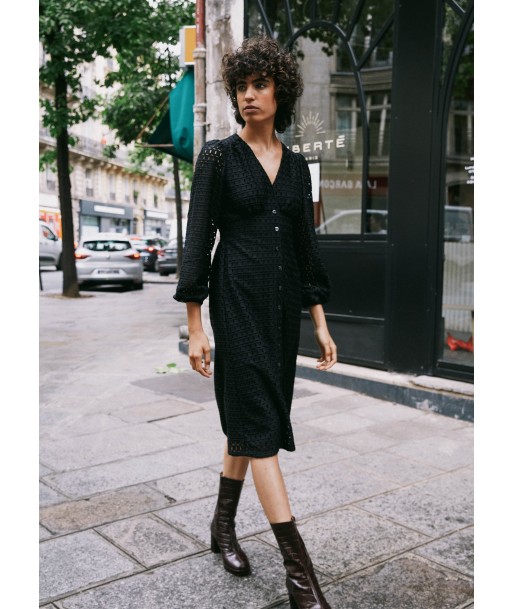 WENDY BLACK DRESS en linge