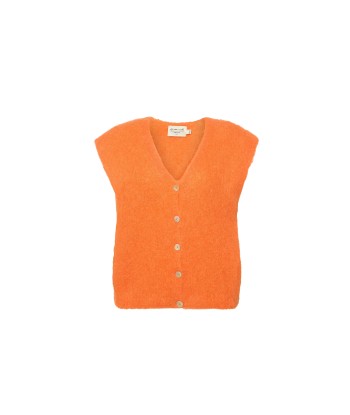 NEVY ORANGE GILET solde