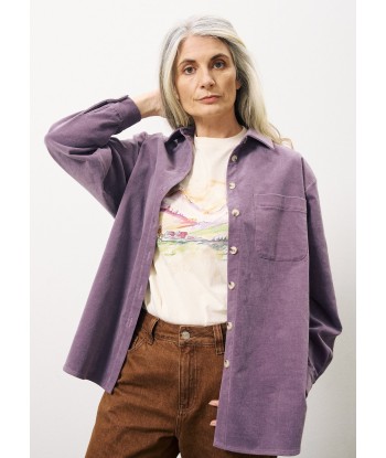 CARLA Purple Shirt en linge