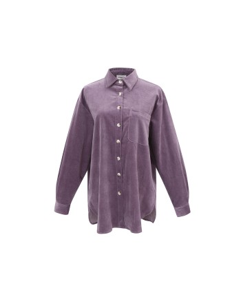 CARLA Purple Shirt en linge