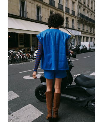 Gilet AURELANE Bleu electrique français