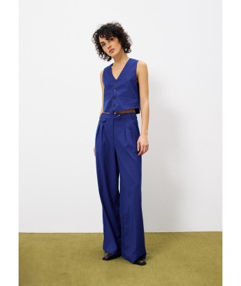 ALIX Blue Waistcoat En savoir plus