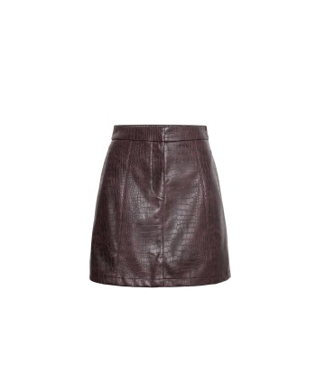 ELIEN Brown Skirt Paris Déstockage Promo