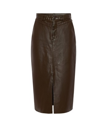 NASSIA Brown Skirt pas cher 