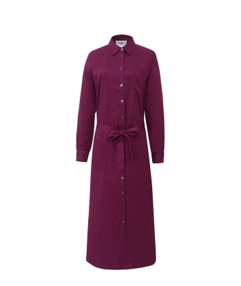 ROBE ADENISSE AUBERGINE vous aussi creer 